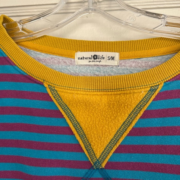 Cutest Oversize Striped Sweatshirt! - Picture 3 of 5